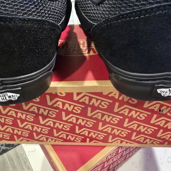 Vans Knu Skool Shoe Lifestyle Retro Chunky Suede Black/Black VN0009QCBKA Mens 10 - Picture 7 of 14